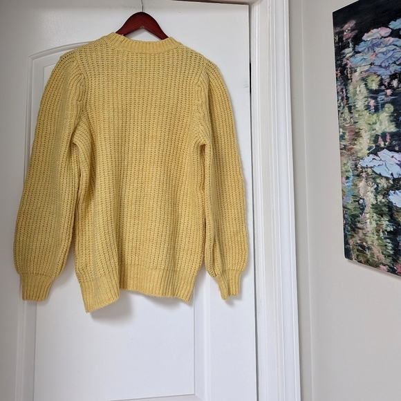 ASOS Pieces Knit Yellow Sweater - Picture 2 of 12